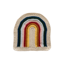 Load image into Gallery viewer, Crochet Rainbow Blanket // Summer // Small Lovey Blanket Size