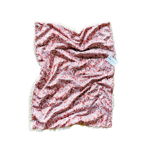 Copper Lace Minky Blanket // Baby Blanket Size