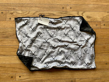 Load image into Gallery viewer, Black/Grey Eat Sleep Hockey Minky Blanket // Large Lovey Size