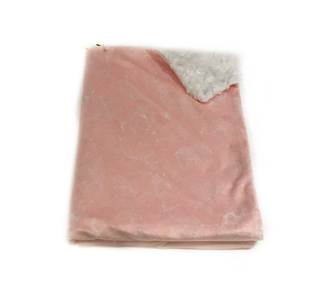 SALE // Pink Constellations Minky Blanket // Baby Blanket Size
