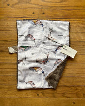 Load image into Gallery viewer, Whale and Narwhal Minky Blanket // Small Lovey Size